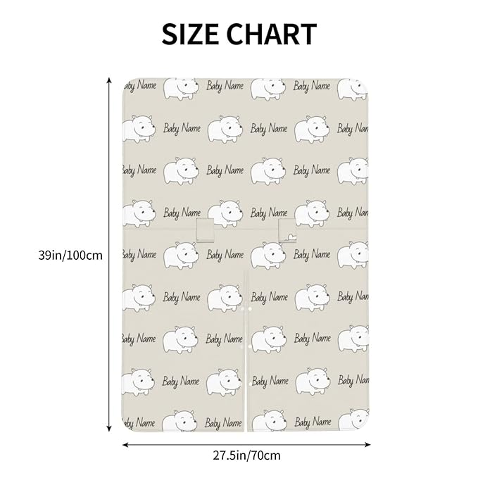 Personalized Lovely Hippo Baby Infant Car Seats Canopy for Babies with Name, Custom Car Seat Covers for Baby Boys Girls, Peekaboo Minky Nursing Breastfeeding Stroller Canopies for Newborn