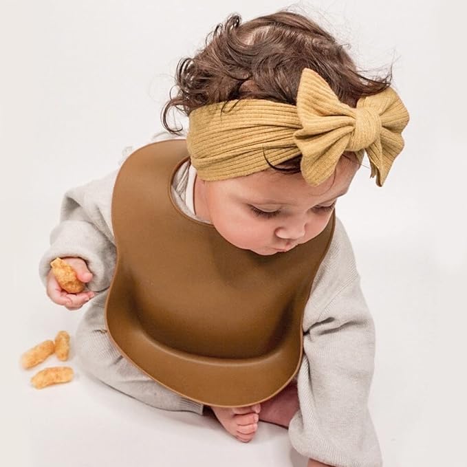 Niceye Baby Girls Headbands with Bows Handmade Hair Accessories Stretchy Hairbands for Newborn Infant Toddler