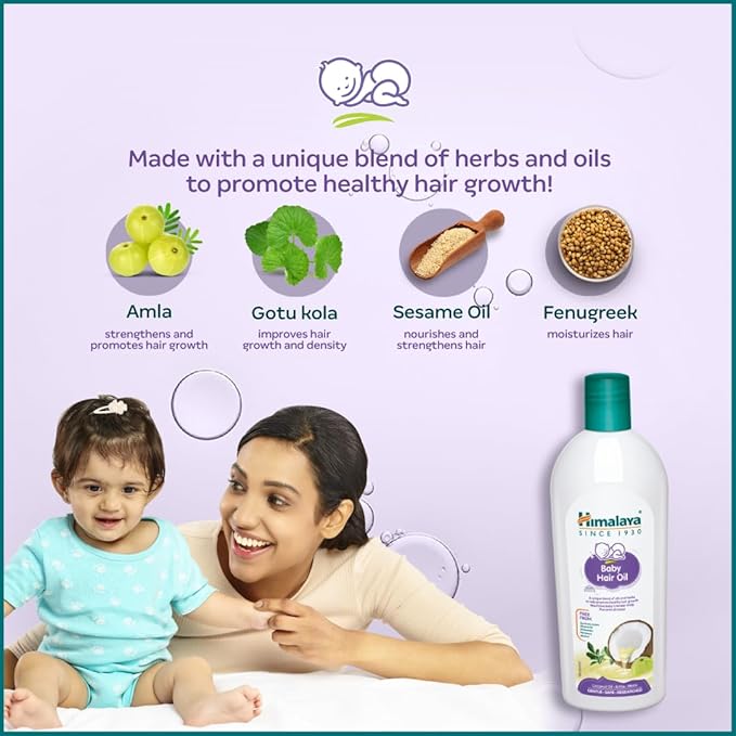 Himalaya Baby Hair Oil, 200ml