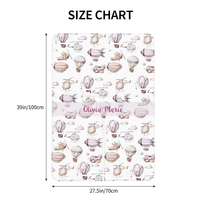 Personalized Baby Car Seat Canopy with Name – Custom Hot Air Balloon Minky Nursing Cover for Girls, Soft Stroller Cover for Infants & Newborns, Carseat Canopy for Breastfeeding