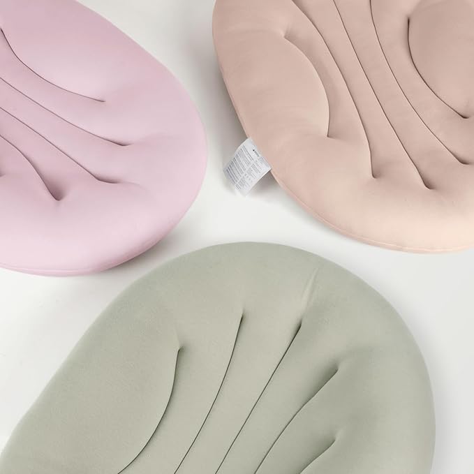 Baby Lounger for Newborn: Portable & Lightweight Pillow for Tummy Time Playtime & Diaper Changes - Skin-Friendly & Breathable for 0-12 Month Supervised Use