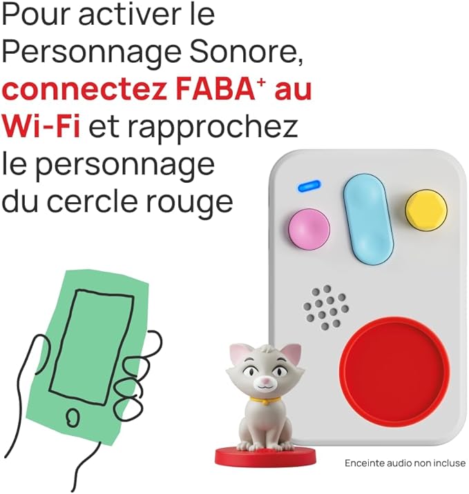 FABA Personnage Sonore La farandole des Animaux Music and Songs, Children 0+ Years, Educational Game, French Version
