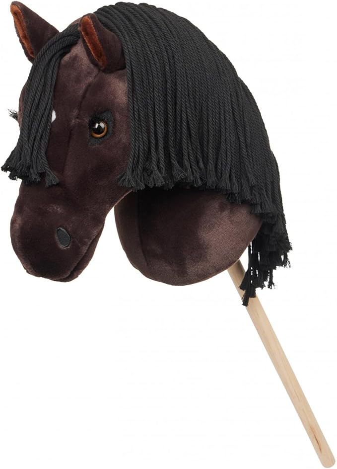 LeMieux Hobby Horse Freya - Soft Brown Coat - Realistic Head - Perfect for Kids