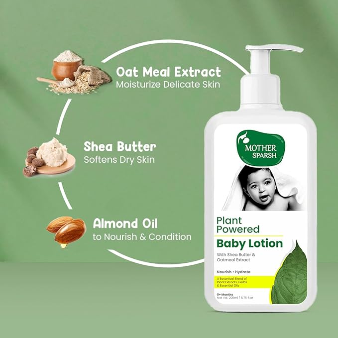 Mother Sparsh Plant Powered Natural Baby Lotion, 200ml