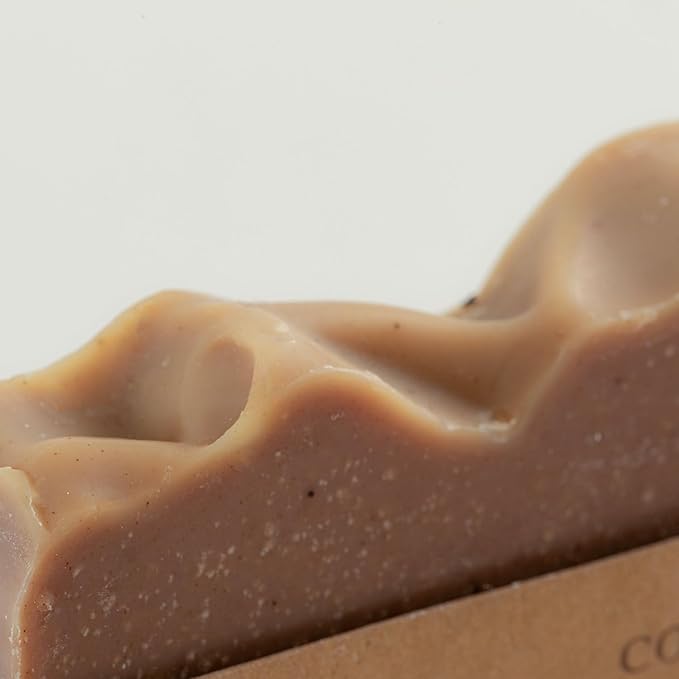 Chakra Coffee & Cocoa Bar Soap - Paraben & Additive Free Handmade Soap Bar for Face, Body and Hands, Gentle Cleansing for Daily Skin Care, 4.23 oz