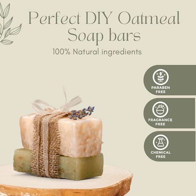 Shea Organics Colloidal Oatmeal Powder | Gentle Soothing Bath Treatment for Sensitive Skin | Natural Oat Bath for Babies & Adults | Ideal for DIY Skincare & Soap Making | 16 Ounce- Pack of 1