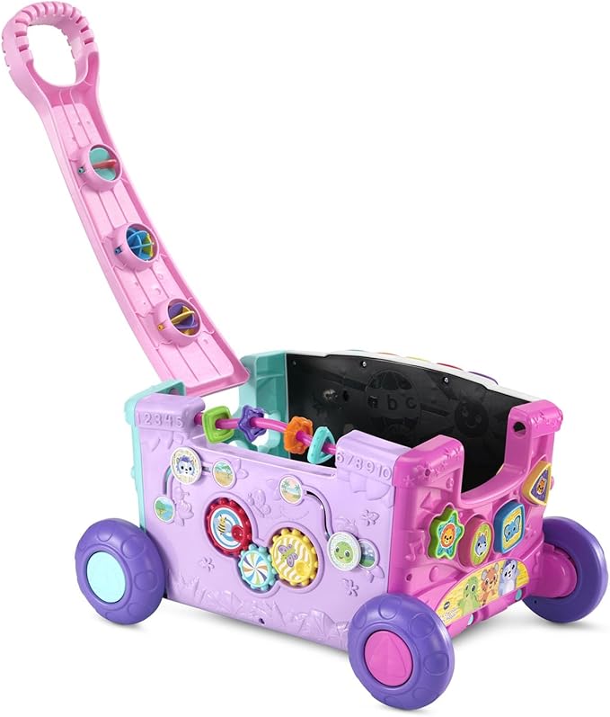 VTech Sort and Discover Activity Wagon for Toddlers, Pink