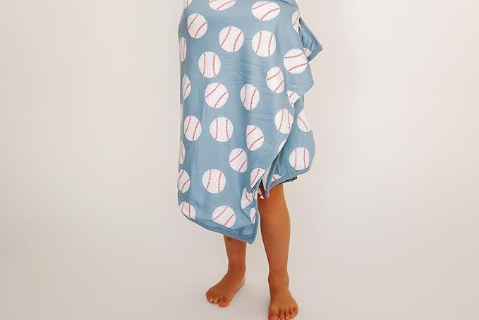 Copper Pearl Hooded Bath Towels Premium Knit/Terry Cloth Toddler Towels with Hood, Pockets, and Cool Designs - Great to Gift and Make Bath Time Fun - Big Kids Hooded Towel, Slugger