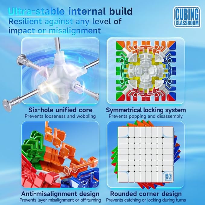 Bukefuno MoYu Meilong 8x8 V3 Speed Puzzle Cube MFJS 8x8 V3 Magic Cubes Stickerless Moyu Meilong 8x8x8 V3 2025 Cubing Classroom MF8 V3 Speed Education Toys