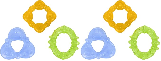 Bright Starts Chill & Teethe Water-Filled BPA-Free Baby Teething Toy, Ages 3 Months+ (Pack of 2)