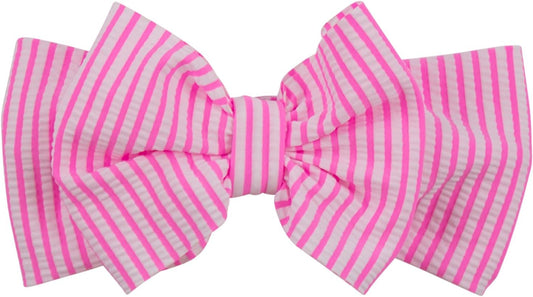 RuffleButts® Girls Swim Bow Headband
