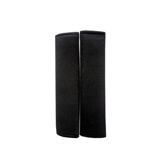 Car Seat Belt Pad Cover kit,2-Pack Soft Car Safety Seat Belt Strap Shoulder Pad for Adults and Children (Black)