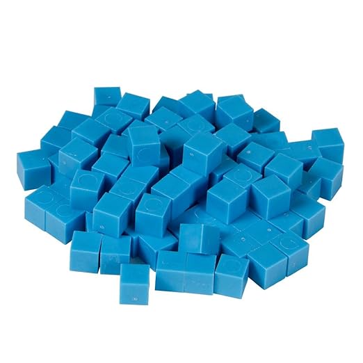 hand2mind 1610 Blocks, Blue Plastic Base Ten Blocks, Place Value Manipulatives, Base 10 Blocks, Counting Manipulatives, Math Manipulatives First Grade, Math Blocks, Place Value Blocks, Base 10 Math