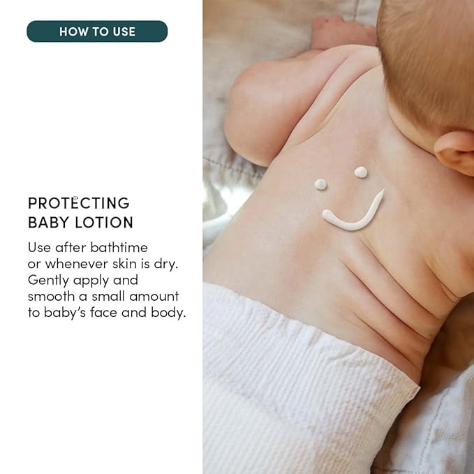 Evereden Protecting Baby Set - Moisturizing Baby Lotion for Newborn 6.7 oz. and Protecting Baby Massage Oil, 4 oz. | Clean Baby Care