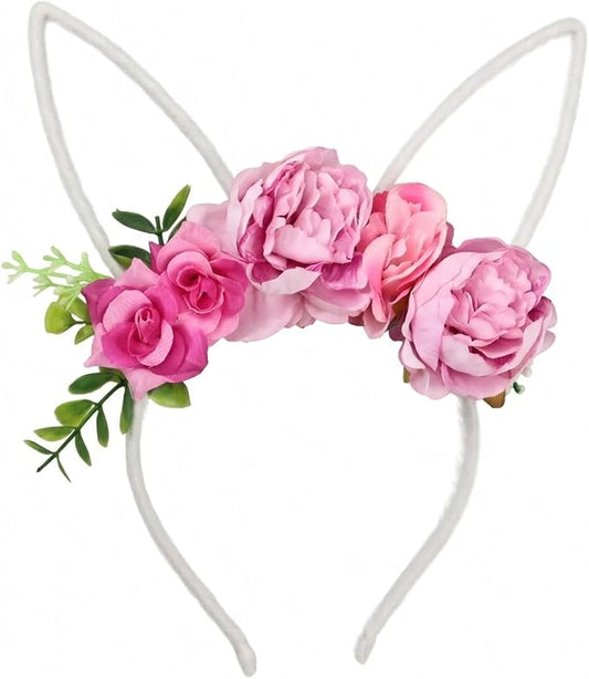 Children Easter Bunny Ears Headband Long Ear Hairband for Baby Girls Infant Toddlers Kids