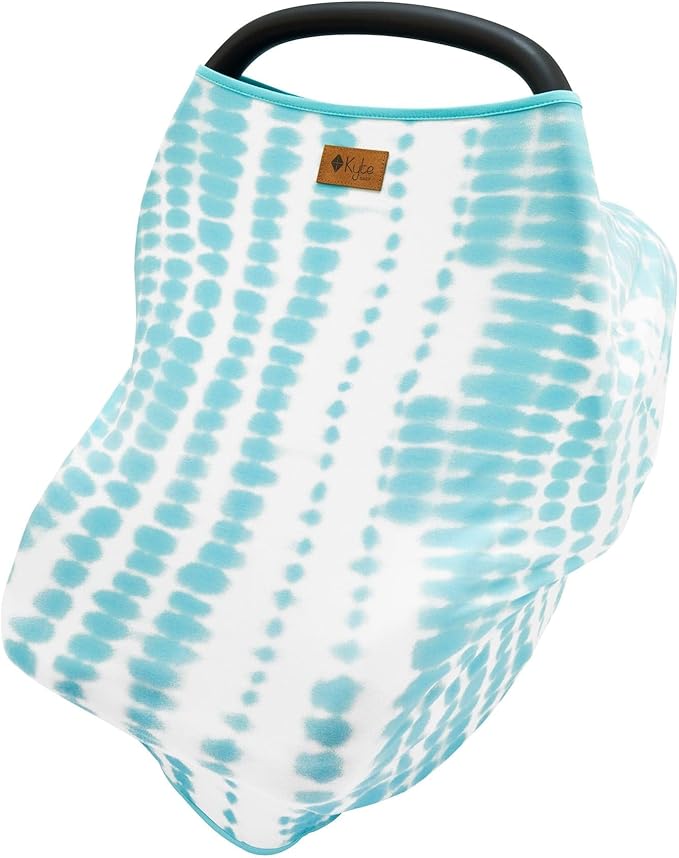 KYTE BABY Unisex Rayon Made from Bamboo Car Seat Cover, Robin Rip Tide