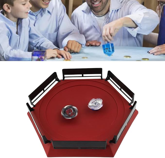 Battle Top, Detachable Battling Top Stadium for Burst Spinning Toy, with Removable Design Easy Storage and Carry, Safe Polished Edge for Kids Gifts (215g/7.6oz)