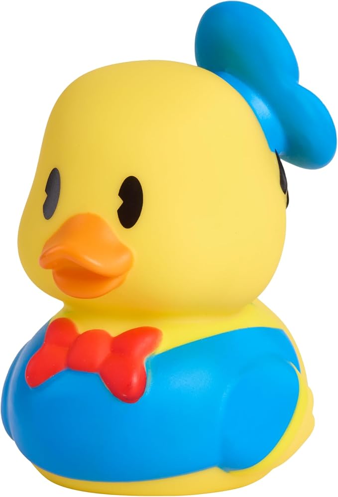 Just Play 3" Rubber Duck Bath Toy - Donald The Duck Collectible