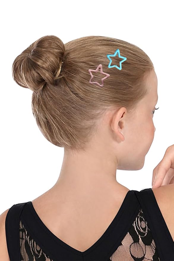 Snap Hair clips hair style accessories kits for girl women ballet dance U shaped hair pins Bobby clips,43pcs (Black, 2.5 inch kit)