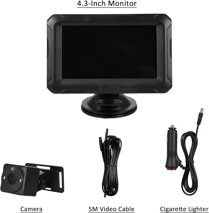 Shkalacar Baby Car Mirror Safely Monitor Infant Child, 4.3'' HD 1080P Infant Car Seat Camera Rear Facing Backseat Camera with Wide Clear View for Kids Pets