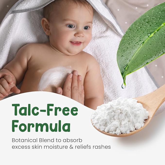 Mother Sparsh Talc-Free Natural Dusting Powder for Babies, 100 g (Pack of 2)