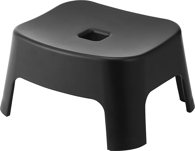 Yamazaki SH13 Magnetic Bath Chair, For Kids, Black, W 10.0 x D 8.3 x H 5.1 inches (25.5 x 21 x 13 cm), Tower Tower Bath Chair, Bath Chair, For Kids, Toddlers, Easy Drying 1853