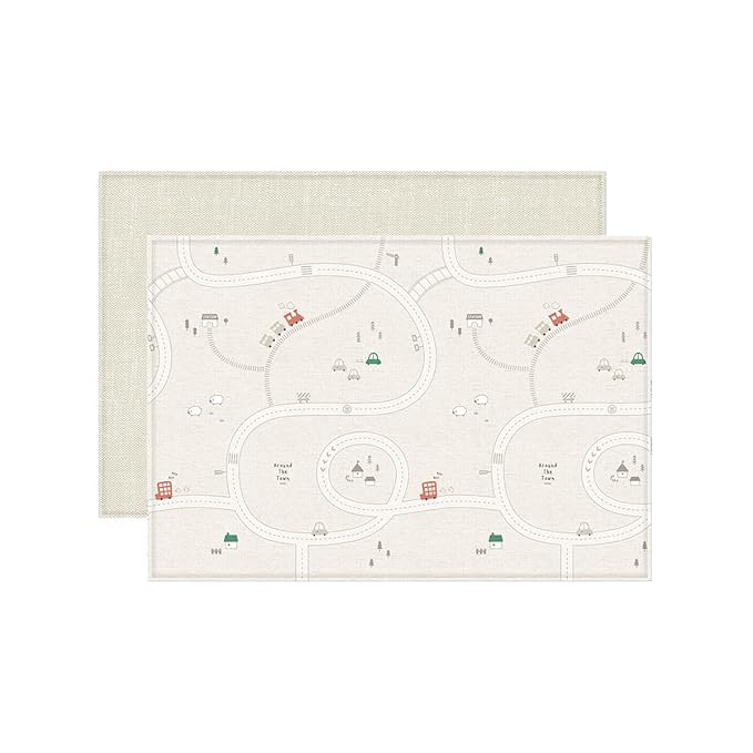 Parklon La Pure Soft Play Mat - Around Town + Fabric Beige (Medium)