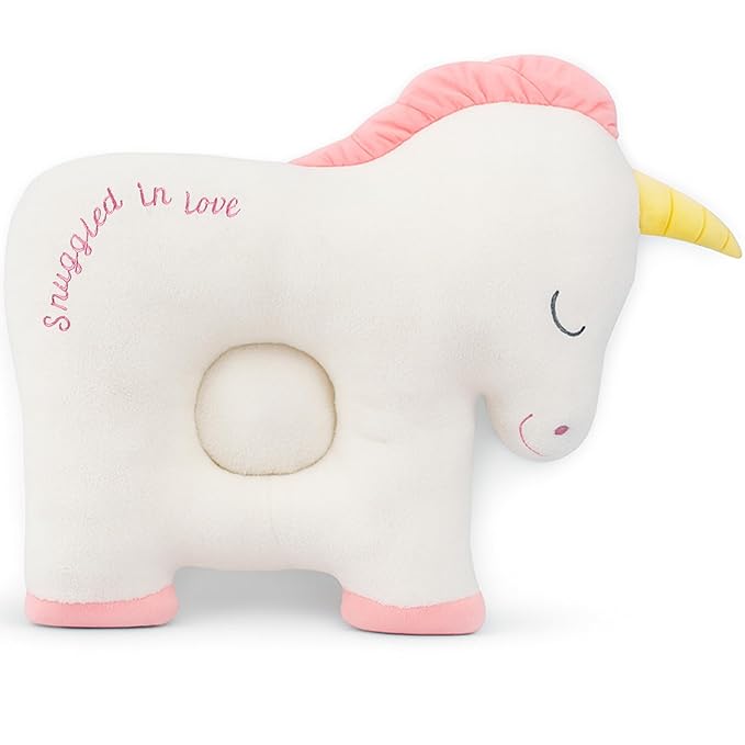 Unicorn Baby Play Cushion – Reversible Floor Pillow with Positive Affirmations – Plush Support Cushion for Tummy Time, Bonding & Infant Photography – Soft Baby Floor Mat for Newborns & Infants