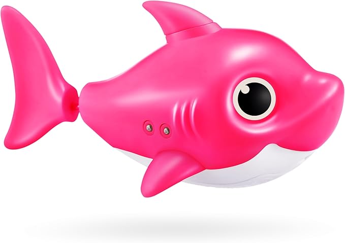 Robo Alive Junior Baby Shark New Silicon Fins Version Swimming Mini Baby Shark (3 Pack) by ZURU