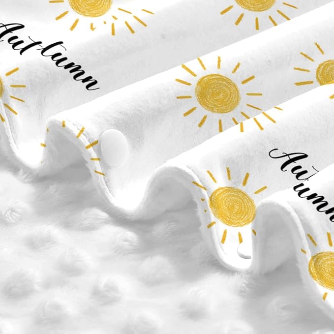 Personalized Orange Sun Rays Baby Infant Car Seats Canopy for Babies with Name, Golden Sunrays Lightweight Covers for Baby Boys Girls, Minky Nursing Breastfeeding Stroller Cover for Newborn
