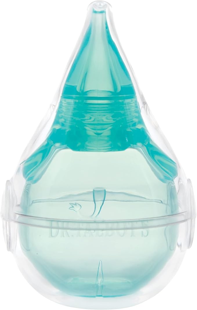 Dr. Talbot's Nasal Aspirator for Babies - Silicone - with Storage Case - Blue Elephant,(Pack of 2)