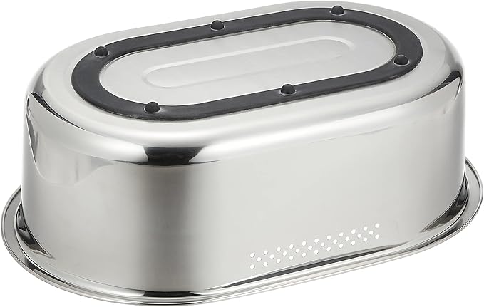 Wahei Freiz SUI-6051 Washtub with Rubber Feet, Oval Shape, Large, Washable, Soak and Place Wash