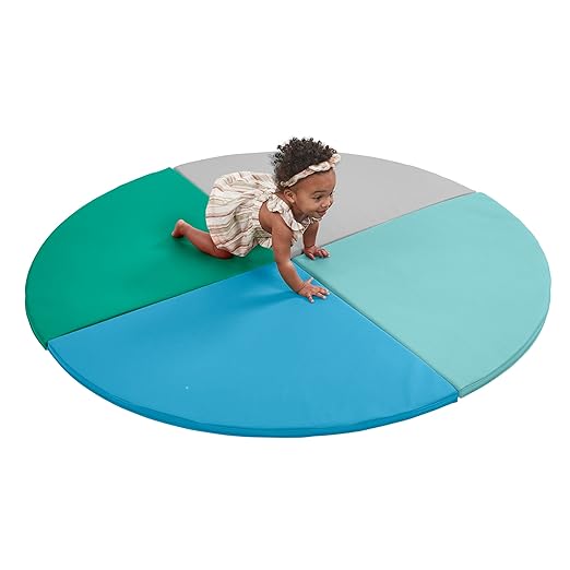 ECR4Kids SoftZone All-Around Modular Activity Play Mat, Reading Nook, Contemporary, 4-Piece