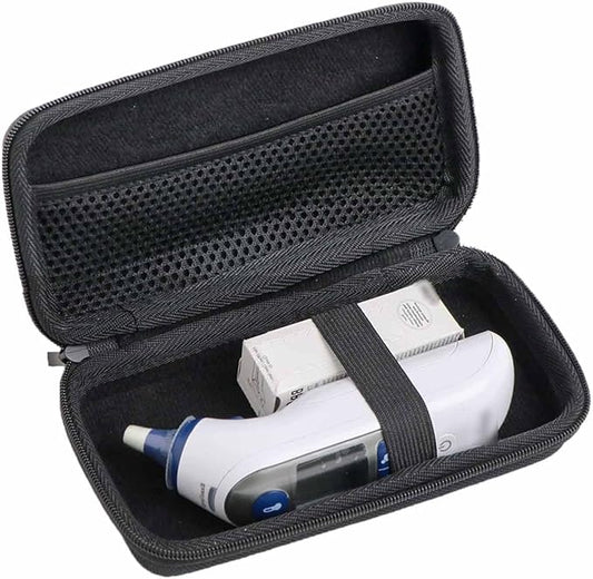 Hard Case Compatible with Ear/Infrared Thermometer, Compatible with iHealth, MILDSIX, KDT EasyEast Ear Themometer