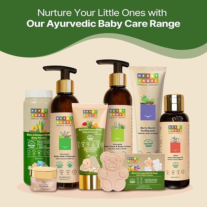 Natural Soap for Babies & Kids with Tear-Free Formula | Parabens, SLS/SLES and Silicones Free | Dermatologically Tested | Pack of 3 (75 Grams Each)
