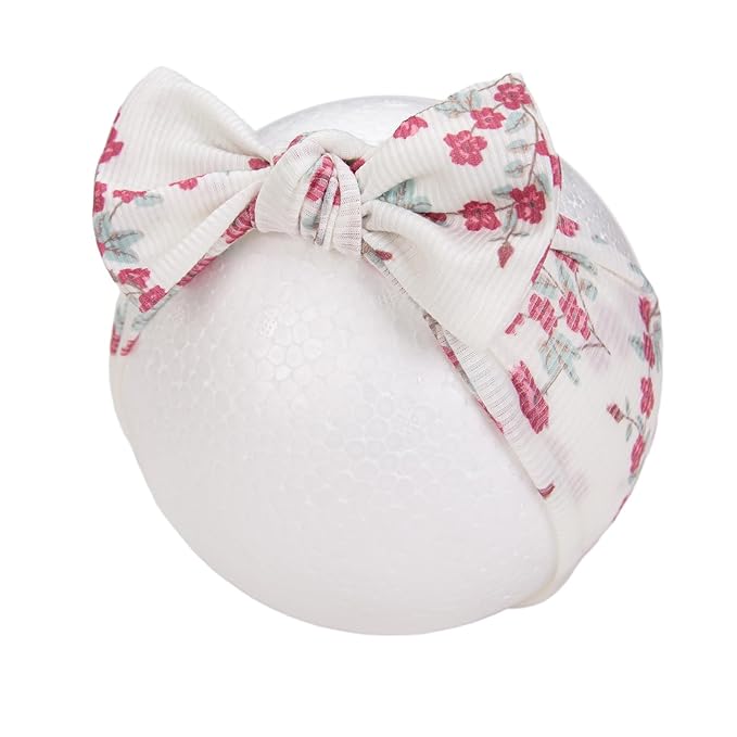 KIDOCHEESE Baby Girl Headbands with Bows Soft Elastics Hairbands Hair Accessories for Newborn Infant Toddler Kids