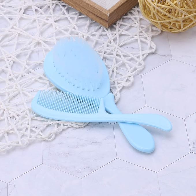 Newborn Baby Hairbrush Soft Baby Comb For Head Scalp Massager Tool Set Portable Hair Brush Infant Comb Baby Care