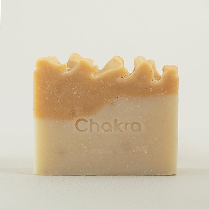 Chakra Chamomile Baby Bar Soap - Paraben & Additive-Free Handmade Soap Bar for Face, Body and Hands, Gentle Cleansing for Daily Skin Care, 4.23 oz