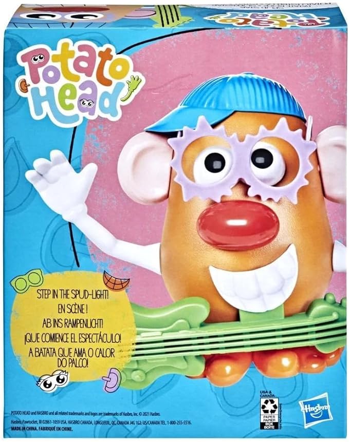 Mr. Potato Head Spud Star Toy Set, Musical Rocker Theme with Guitar, Kids Dress Up Accessories