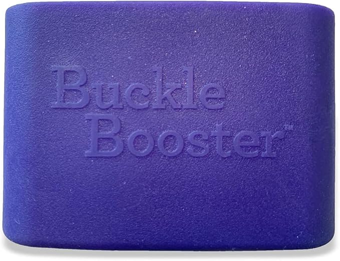 Silicone BPA-Free Buckle Booster for Rear Seat Belts - Uprights Your Second Row Receptacle for Easy Reach - No More Floppy Buckle (2)