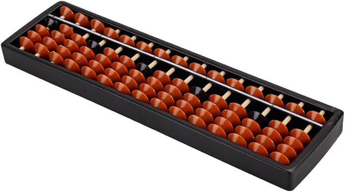 15 Digits Column Abacus Soroban Arithmetic Math School Learning Aid Tool