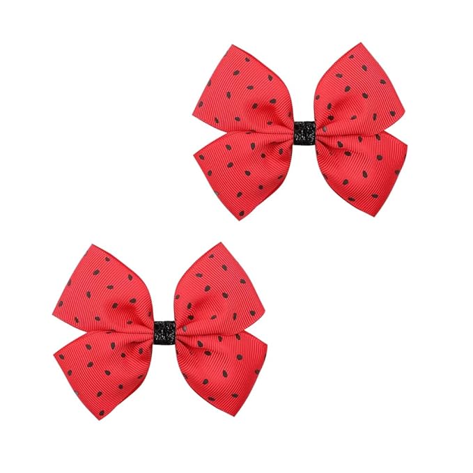Fruit Hairpin Watermelon Bow Hair Clips Non Slip Hair Clip Fruit Accessories for Women Girls Hair (B2)
