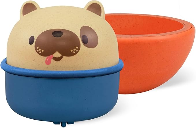 Tiger Tribe: Rocking Roller Dog - 2-in-1 Versatile Toy: Wobble Animal Converts to Racer, Zoom Across The Floor, Battery Free, Kids & Toddler 18mo+