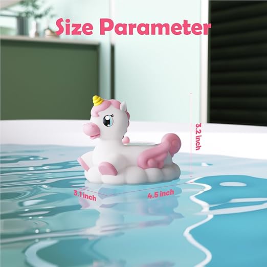 Baby Bath Thermometer Newborn Digital Unicorn Baby Bath Temperature Thermometer for Infant Bathtub Water Floating Rubber Toy WP01
