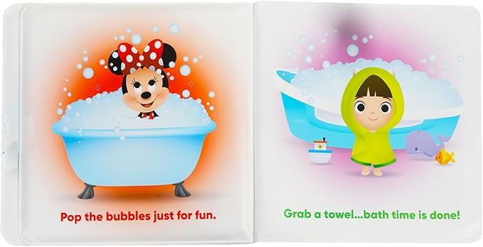 Baby Ultimate Bubble Bath Book Set for Toddler Kids - Bundle with 3 Bathbooks with Sesame Street, Disney Baby, Peppa Pig, and More | Sesame Street Elmo Storybooks