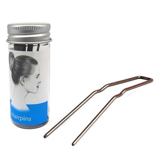 Professional Ballet U Shaped Hair-Pins ROCST Black for Woman Girl Buns 3 inch 12 Pack(Black)