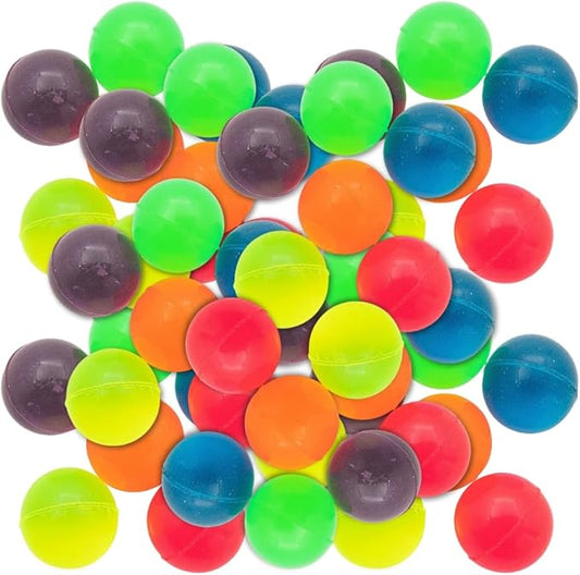 Fun Express Neon Bouncing Balls Assortment (Bulk Set of 144) Party Supplies