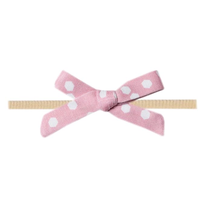 Copper Pearl Ribbon Baby Bow Lucy