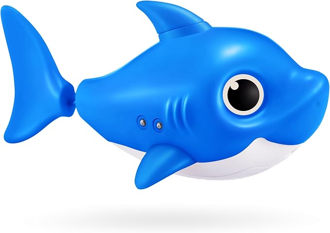Robo Alive Junior Baby Shark New Silicon Fins Version Swimming Mini Baby Shark (3 Pack) by ZURU