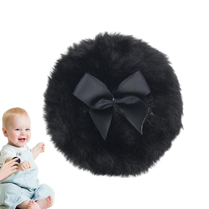 Baby Powder Puff - Soft Skin-Friendly Body Powder Applicator | Portable Round Face Body Puff, Dustproof Powder Puff, Soft Body Powder Puff, Skin-Friendly Makeup Body Powder Puff For Home And Travel